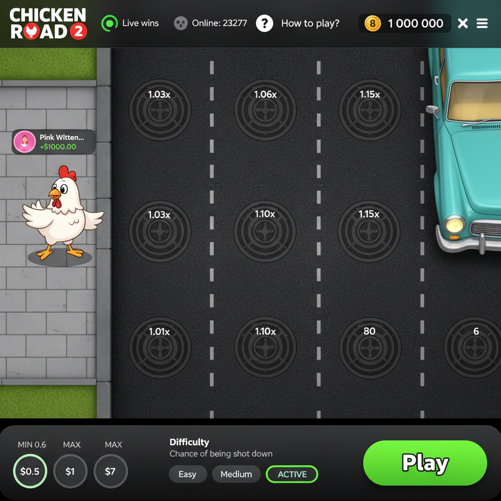 Chicken Road 2 slot game screenshot